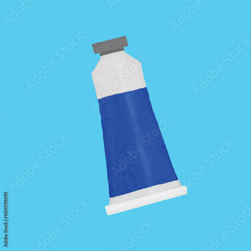 Creative Stationery Illustration – Tube Paint