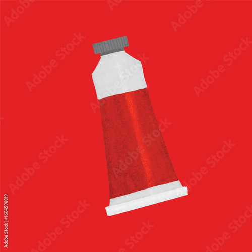 Creative Stationery Illustration – Tube Paint