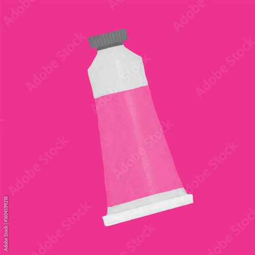 Creative Stationery Illustration – Tube Paint