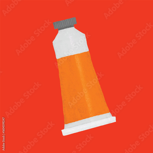 Creative Stationery Illustration – Tube Paint