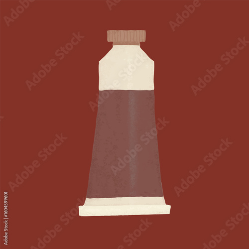Creative Stationery Illustration – Tube Paint