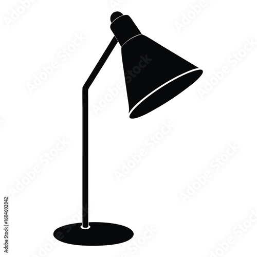 Interior designer element isolated modern lamp on white background
