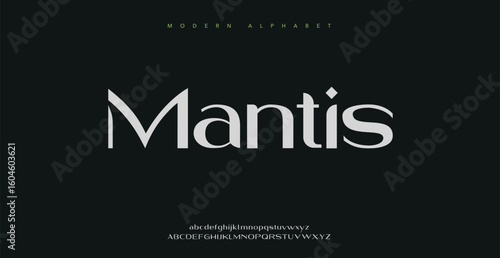 Mantis alphabet small letter logo design
