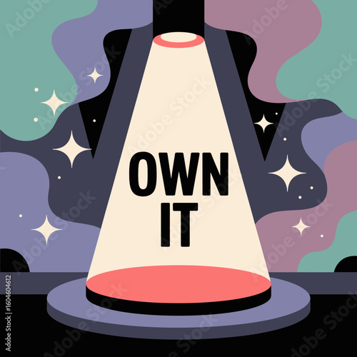 Spotlight on success embrace your potential and own your moment with confidence and empowerment