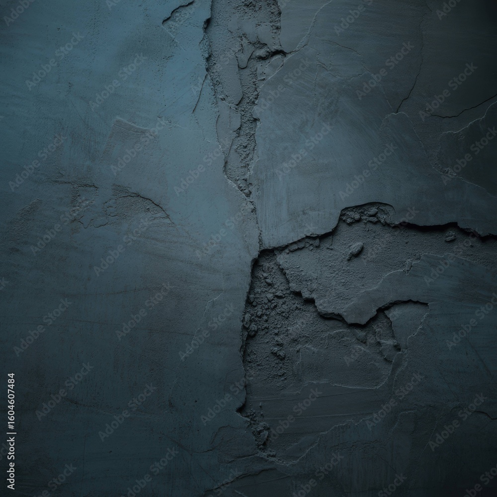 Naklejka premium Abstract Dark Concrete Surface with Raw Weathered Texture Background