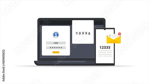 Digital identity confirmed via OTP authentication with mobile verification