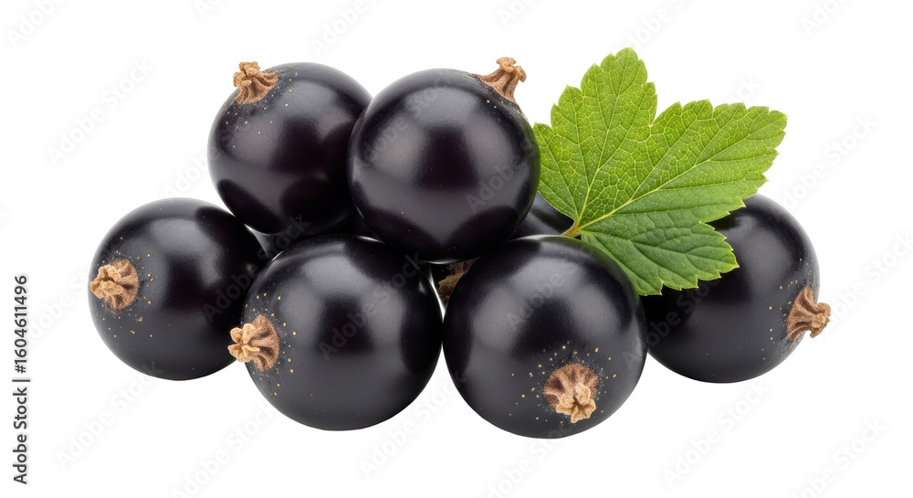Fototapeta premium Isolated Black currants