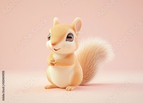 Cute Cartoon Squirrel