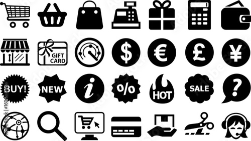 set of icons