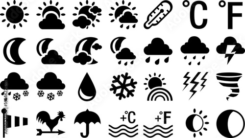 set of vector icons