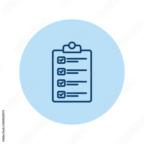 Checklist vector, pixel perfect, illustrator file 
