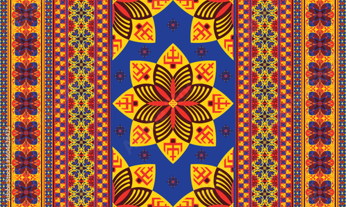African ethnic native pattern.Traditional kente,ankara,kitenge,chitenge,capulana african wax print fabric pattern.Abstract vector motif pattern.For fabric,clothing,blanket,carpet,woven,wrap,decoration