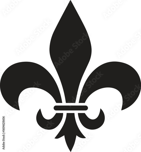 fleur de lis - ornament icon vector design template