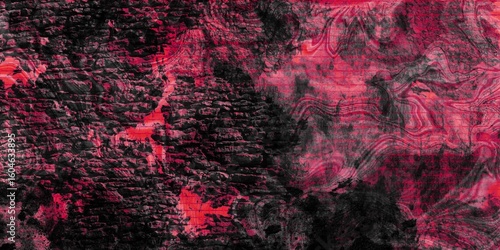 Red black rock love grunge concreate pattern image surface canvas bacdrops effect on the background card, backdrop, light, metal, vintage, color, decoration
