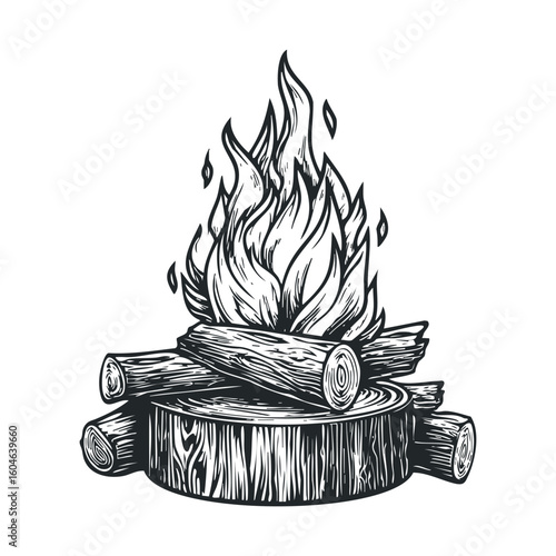 Cozy campfire idea for outdoor gatherings and adventures