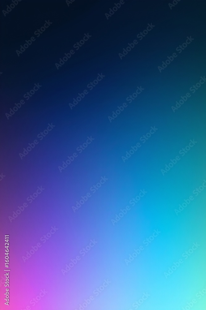 Fototapeta premium a gradient background transitioning through mystical aurora borealis blend of deep blue, neon green, and vibrant purple with a smooth and visually appealing blend.