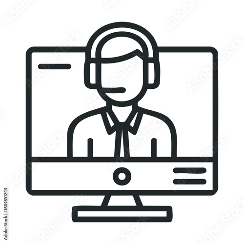Remote support agent assisting customers through video call