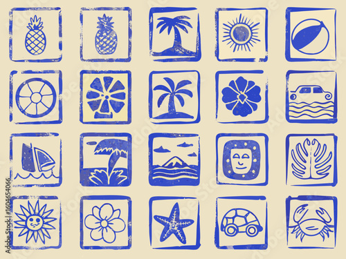 set of vector icons