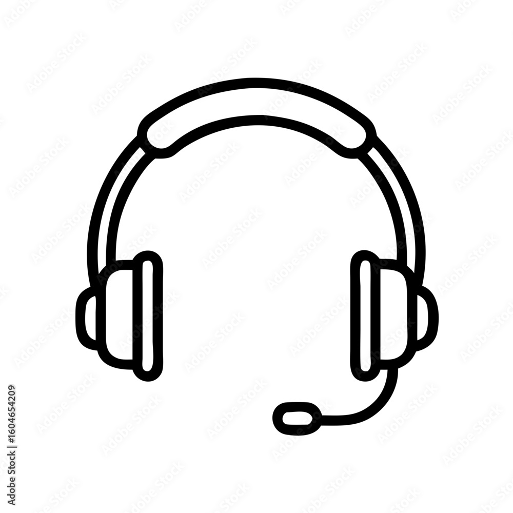 headphones icon vector illustration headphones icon vector illustration