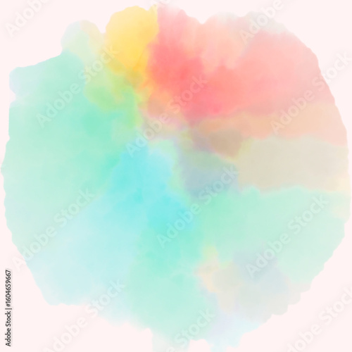 abstract watercolor background, rainbow