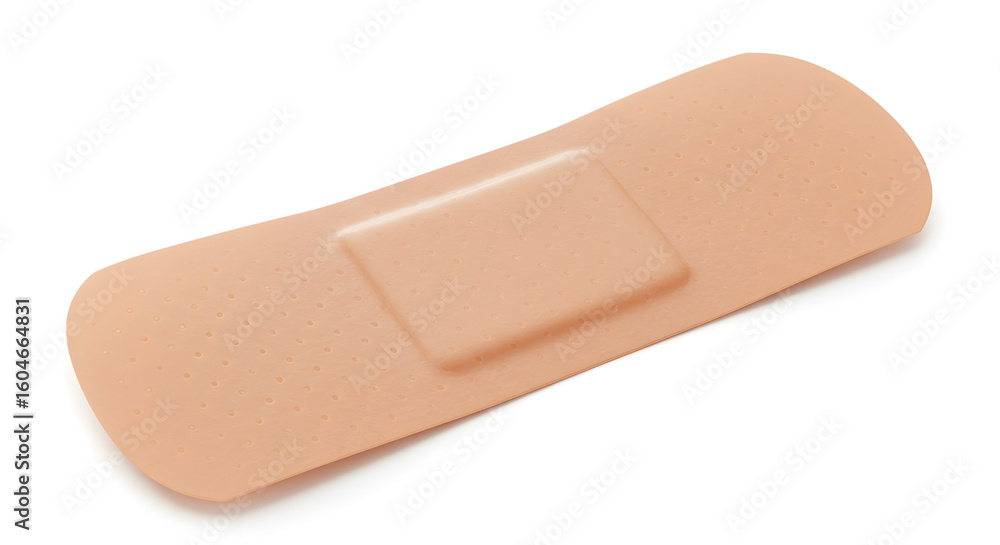adhesive bandage on white background adhesive bandage on white background