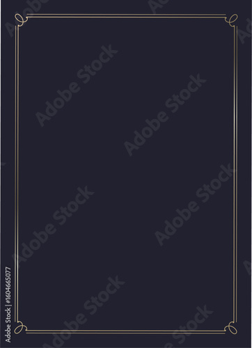 Luxury golden vector invitation card template 