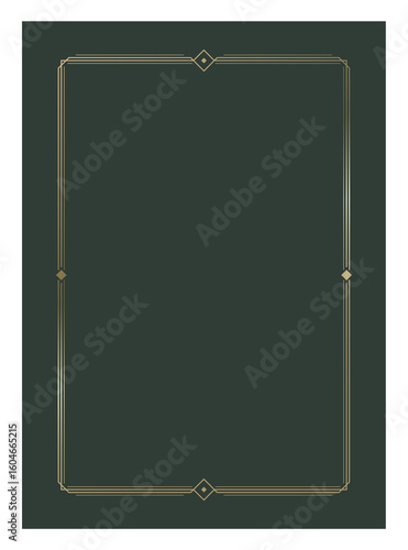 Luxury golden vector invitation card template 
