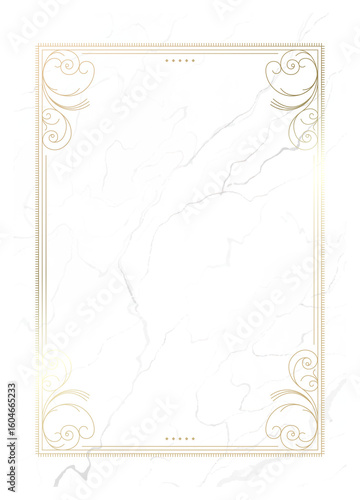 Luxury golden vector invitation card template 