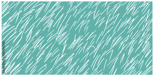 Light green crosshatch background. Childish colorful pencil texture banner. Grass effect background. Crayon or pencil cross hatch.