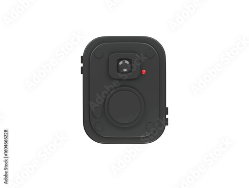 police body camera icon 3d illustration render