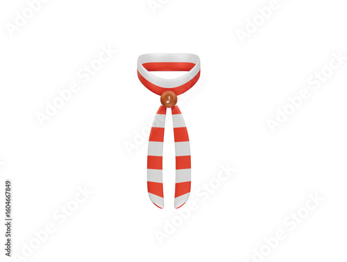 scout scarf icon 3d illustration render