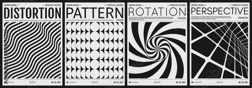 Square mosaic pattern at the junction of floor and wall. Striped background with waves. Geometric design with circles. Cover design template. Vector for brochure, magazine, album, flyer or notebook.