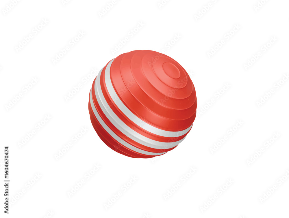 Fotografie croquet ball icon 3d illustration render