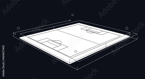 Modern football pitch design with advanced drainage and player safety features for enhanced performance