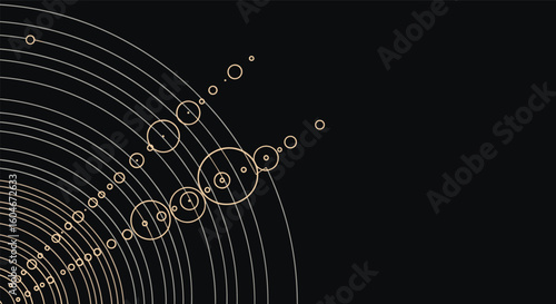 The intricate dance of celestial bodies a cosmic ballet of orbiting spheres and luminous trails