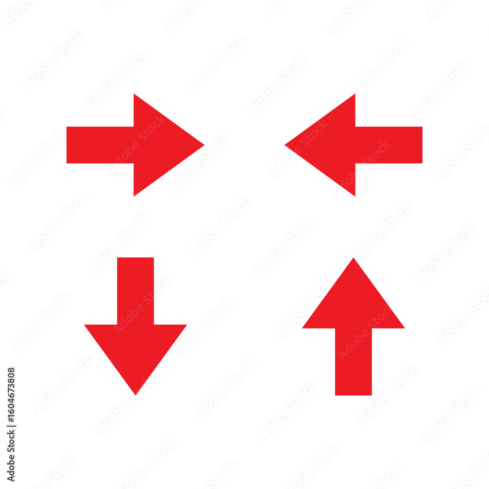 four way arrow icon four way arrow icon