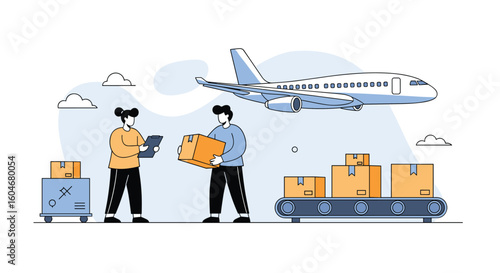 Global Air Cargo Shipping Logistics and Freight Transportation Services for International Business Operations