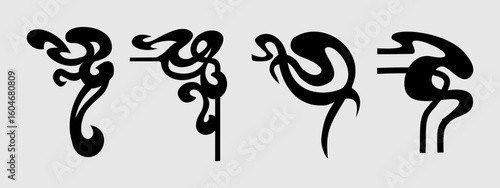 Nouveau corner frame set design