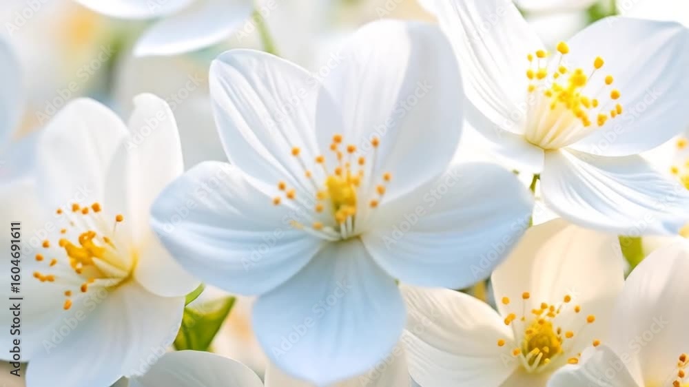 White flowers closeup White flowers closeup