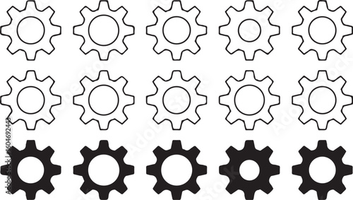 Interlocking gears mechanical components engineering