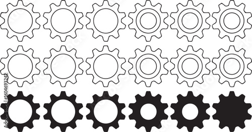 Interlocking gears mechanical components engineering