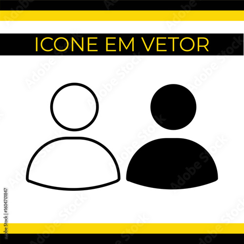 Icone Pessoa em Vetor 