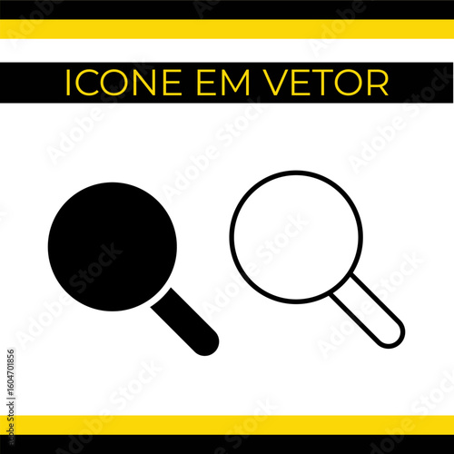 Icone em Vetor de Pesquisar