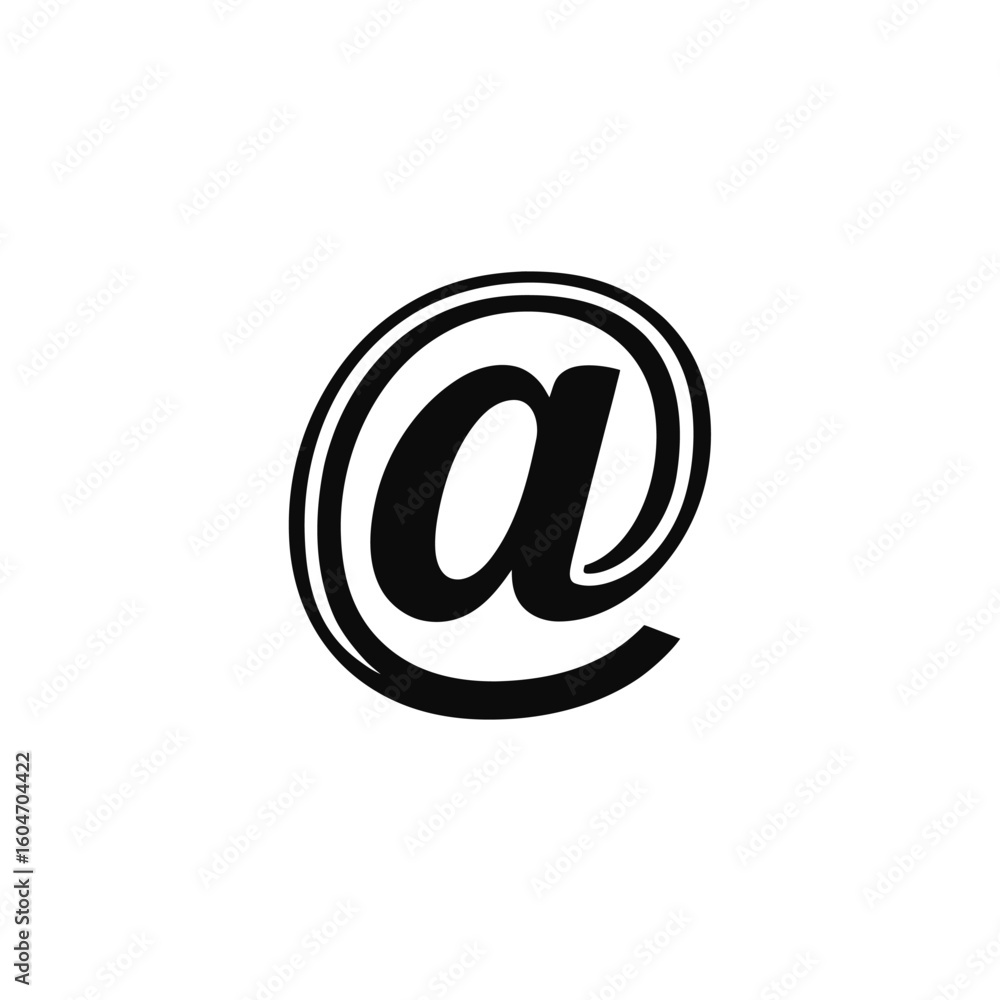 Email icon symbol for internet communication and web technology design Email icon symbol for internet communication and web technology design