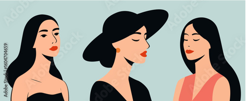 Elegant Women in Daily Moments III