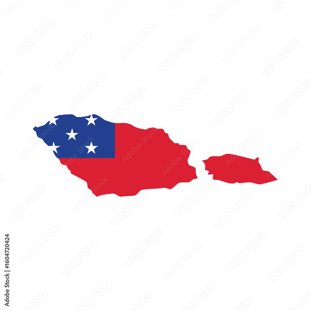 Fototapeta premium 3d flag map of czech republic