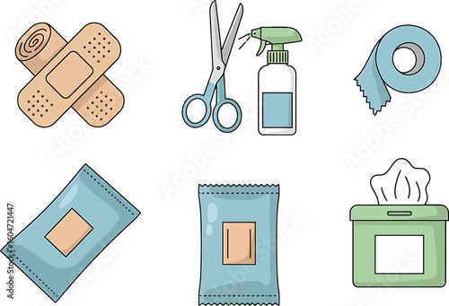 Pixel Art Medical Icons Set