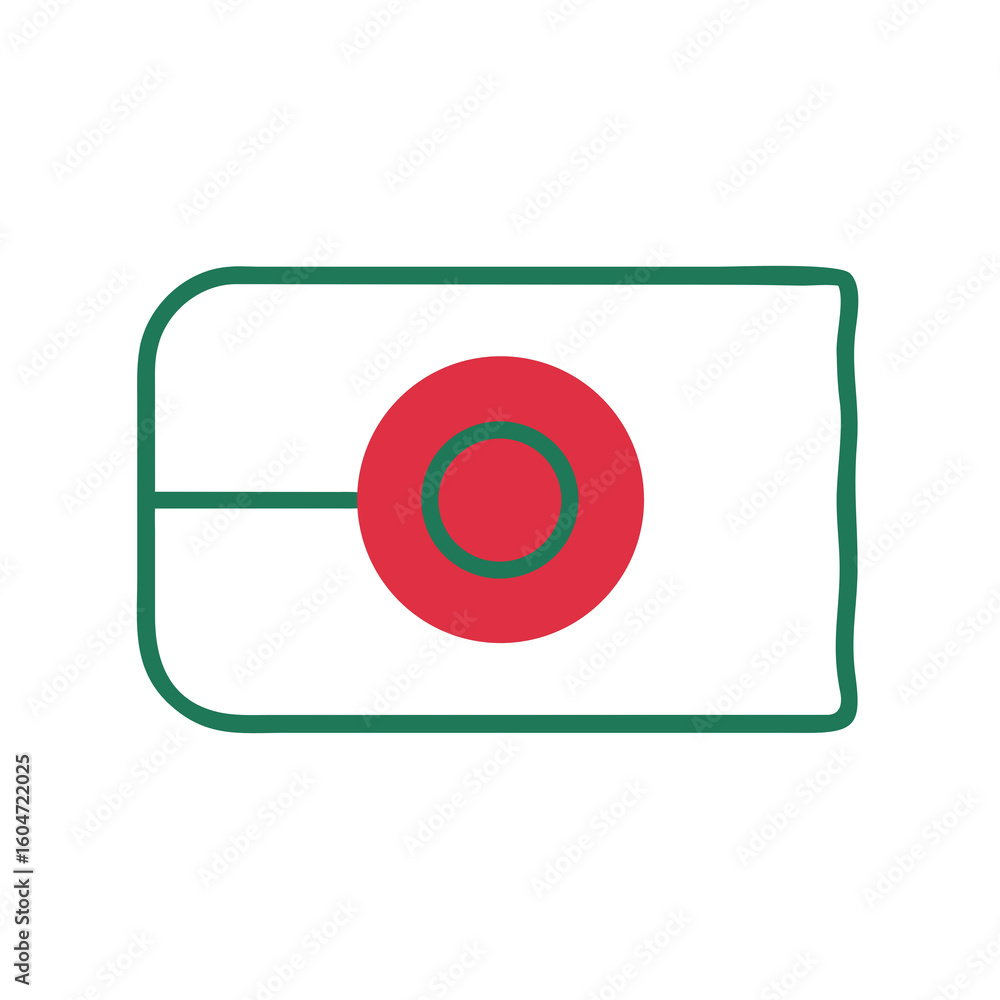 target with flag of japan target with flag of japan