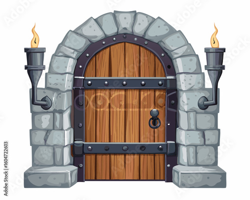 old wooden gate