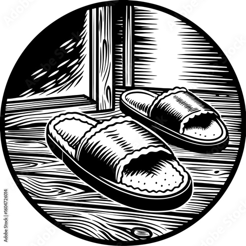  Comfortable indoor slipper, cozy home footwear, soft slippers for relaxation, indoor shoes
